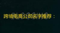 跨境电商公司名字推荐�
：从跨境宝到环球无忧购，如何选择大气洋气的电商名称